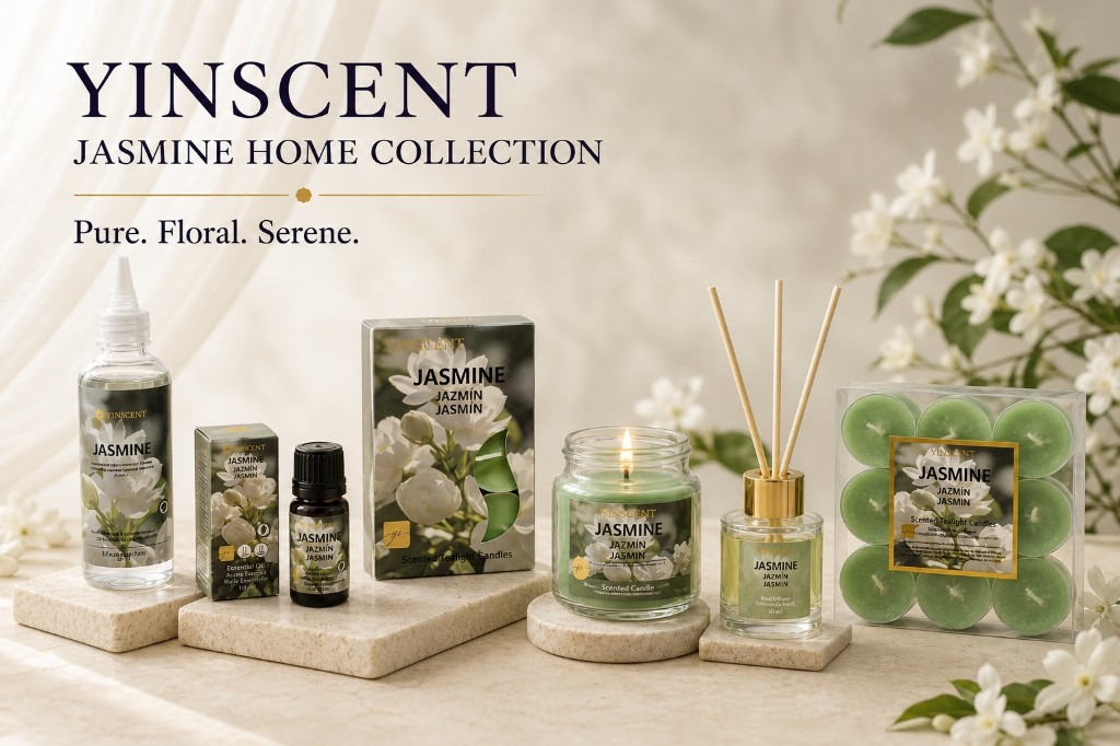 YINSCENT — Jasmine home collection. Pure, floral, serene.