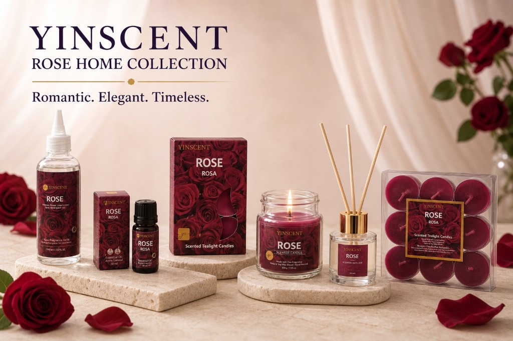 YINSCENT — Rose home collection. Romantic, elegant, timeless.