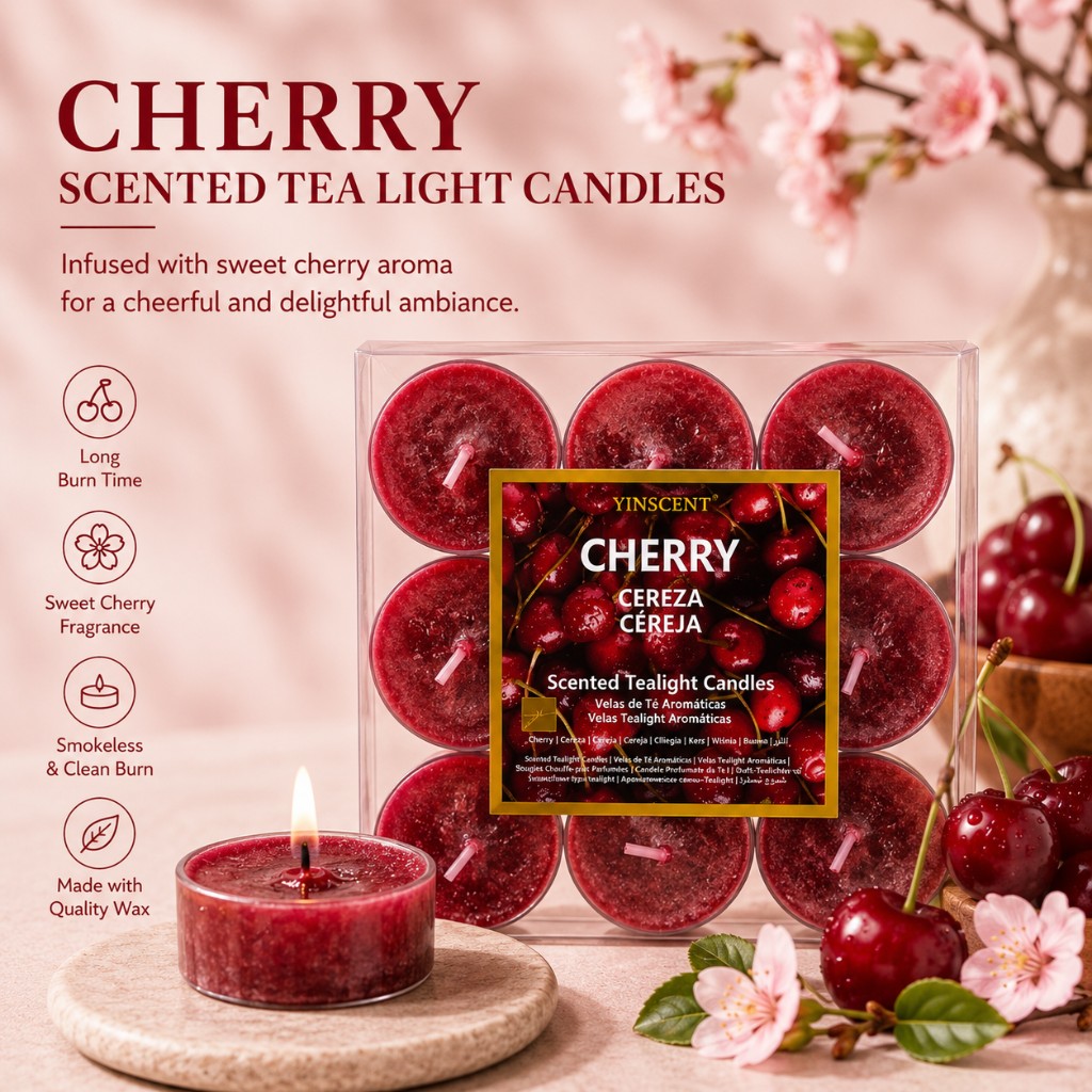 Cherry tealights